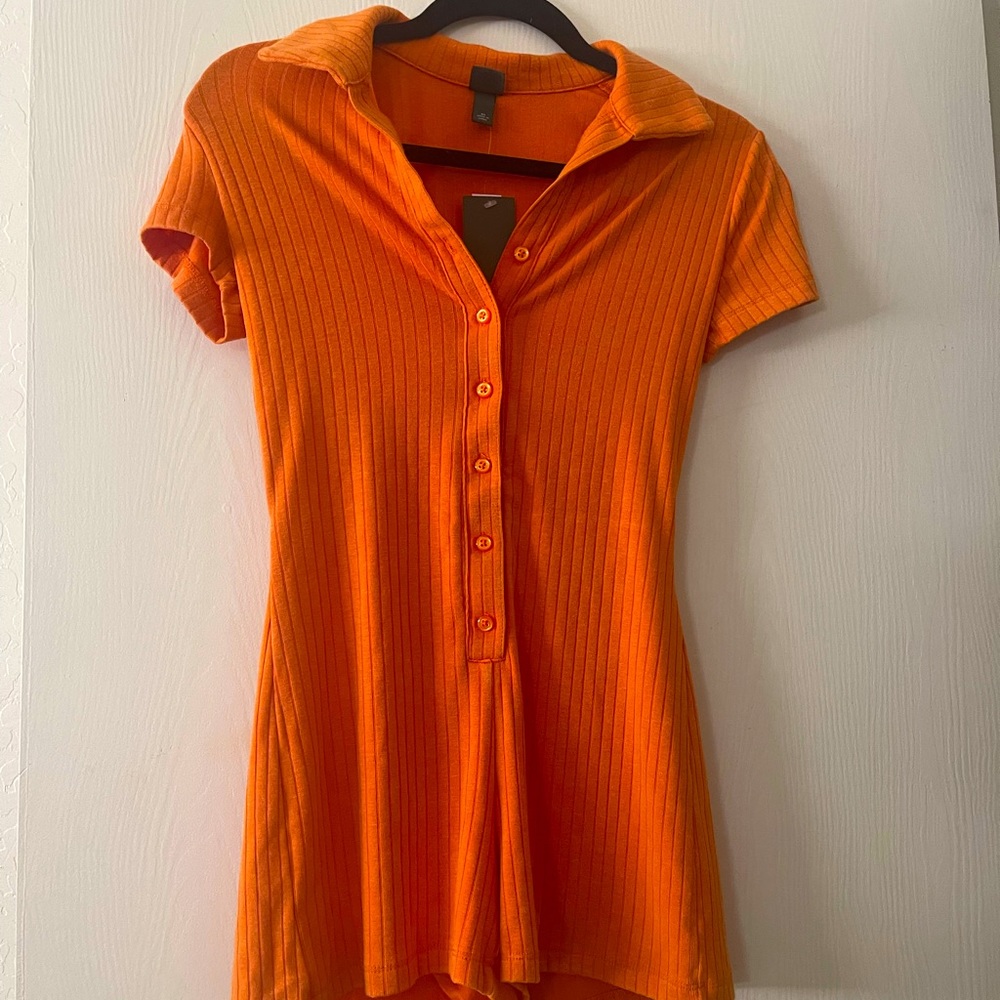 Orange romper